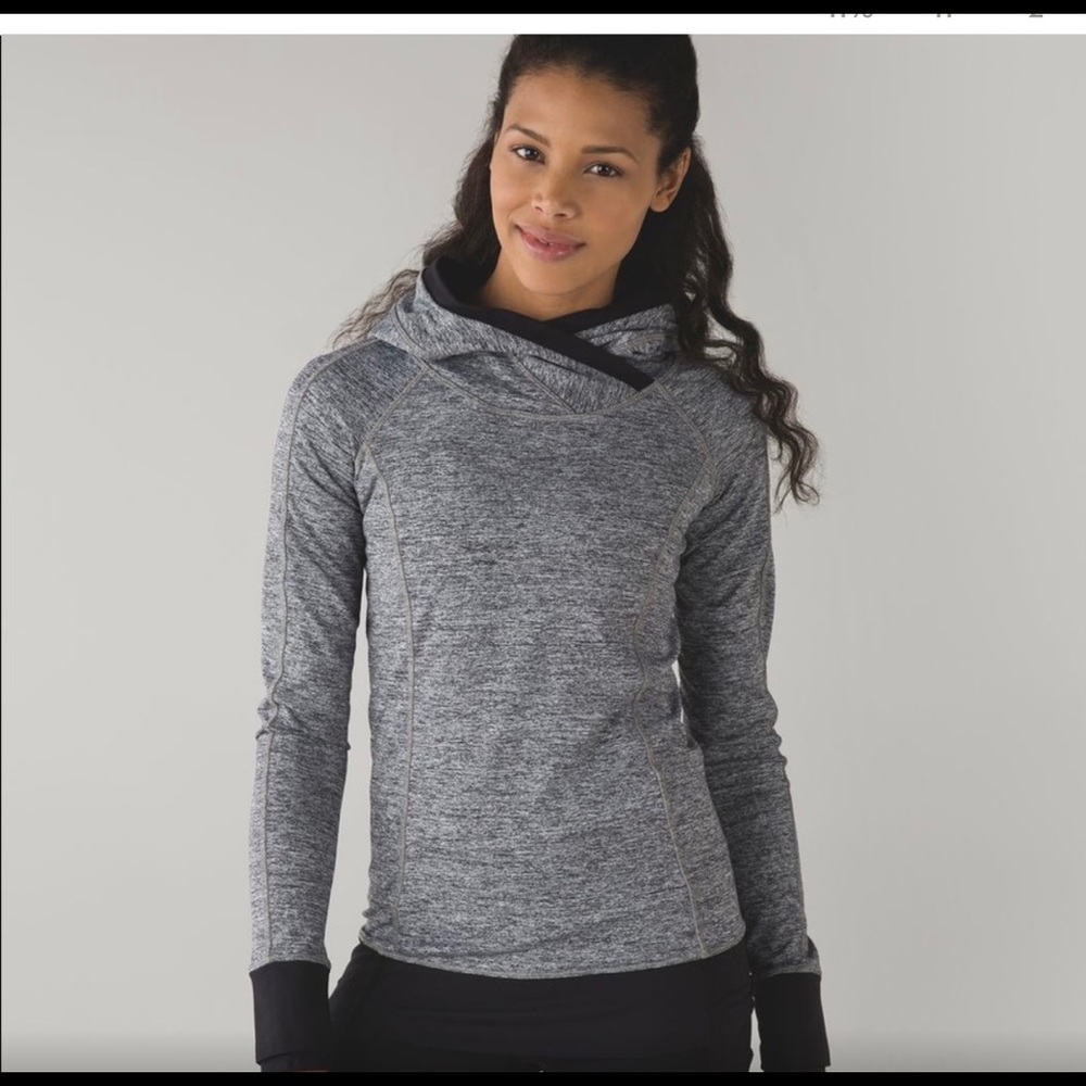 Lululemon Think Fast Pullover Hoodie- size 4